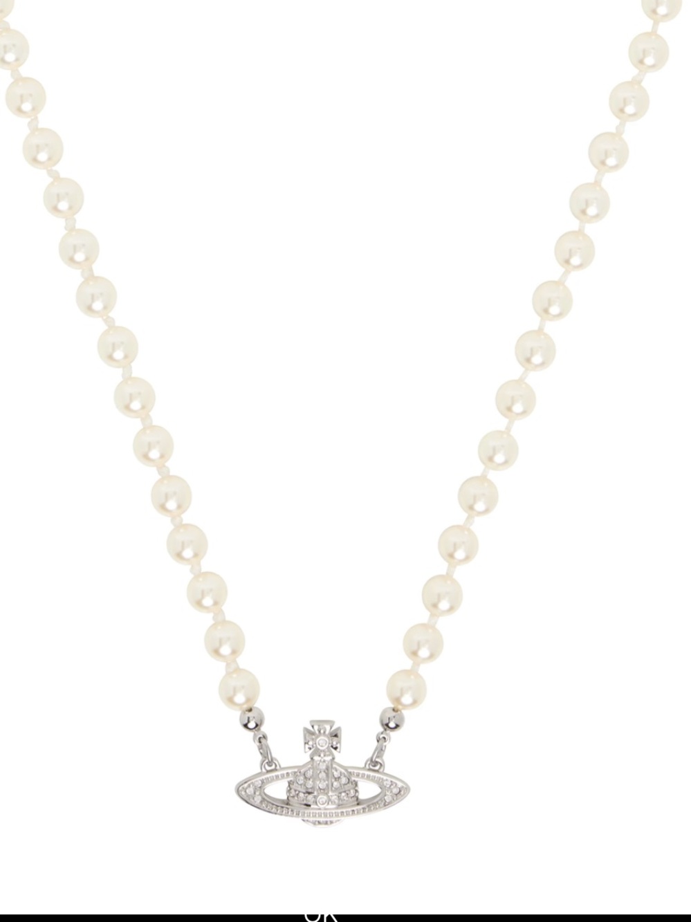Vivienne Westwood Mini Bas Relief Faux-Pearl Necklace